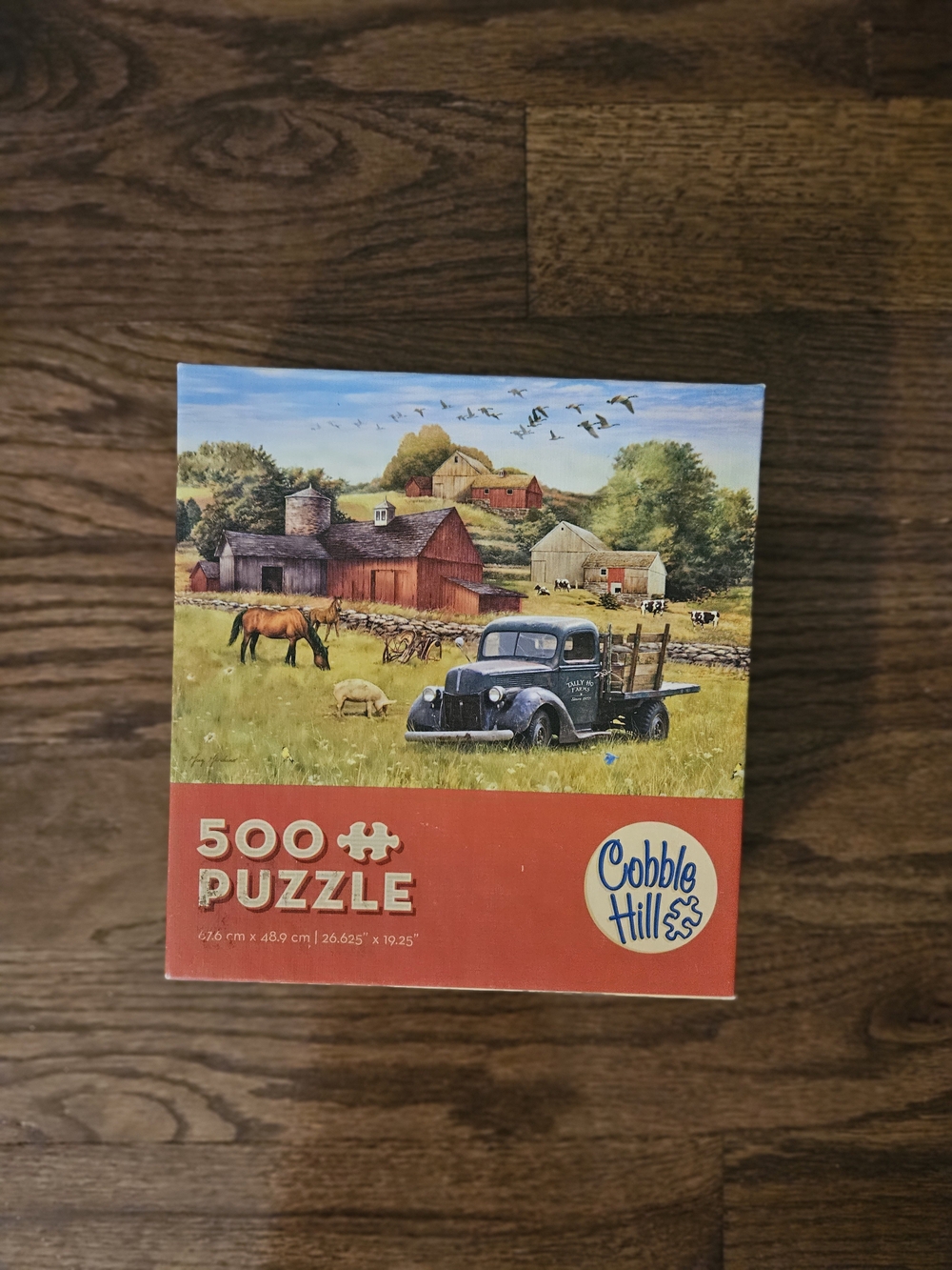 Cobble Hill 500-Piece Farm Truck Puzzle